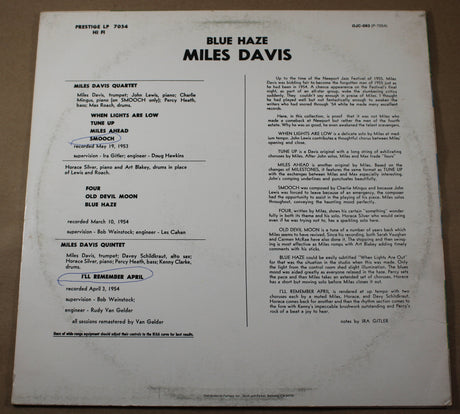 Davis, Miles - Blue Haze