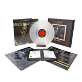 Miles Davis vinyl record set with documentation and UHQRP branding on a white background