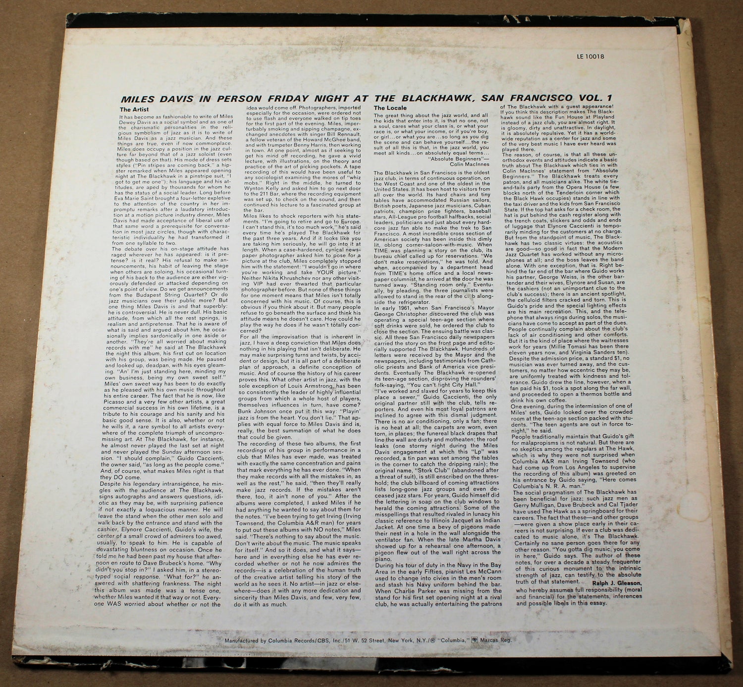 Davis, Miles - In Person Volume 1