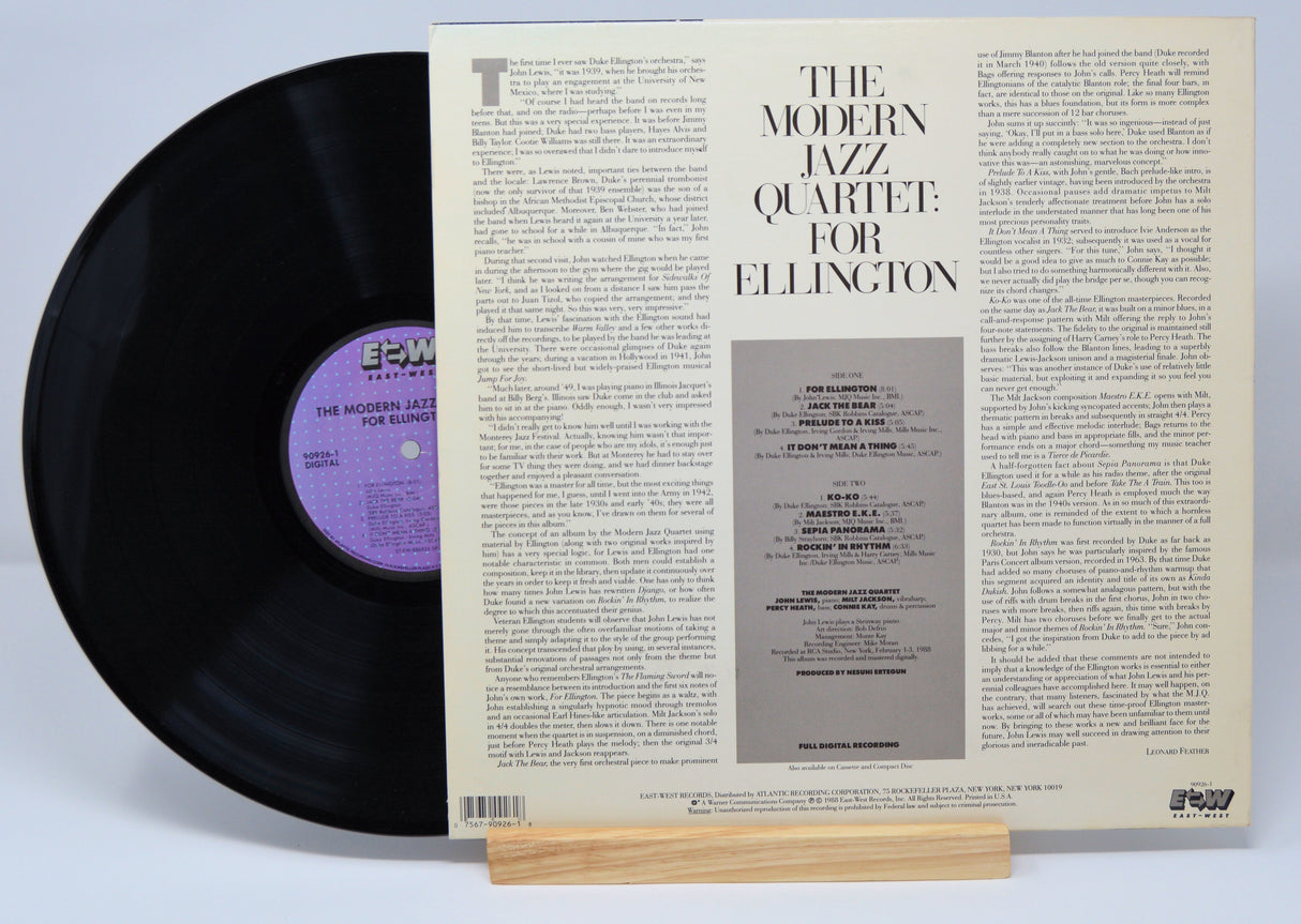 Modern Jazz Quartet – For Ellington