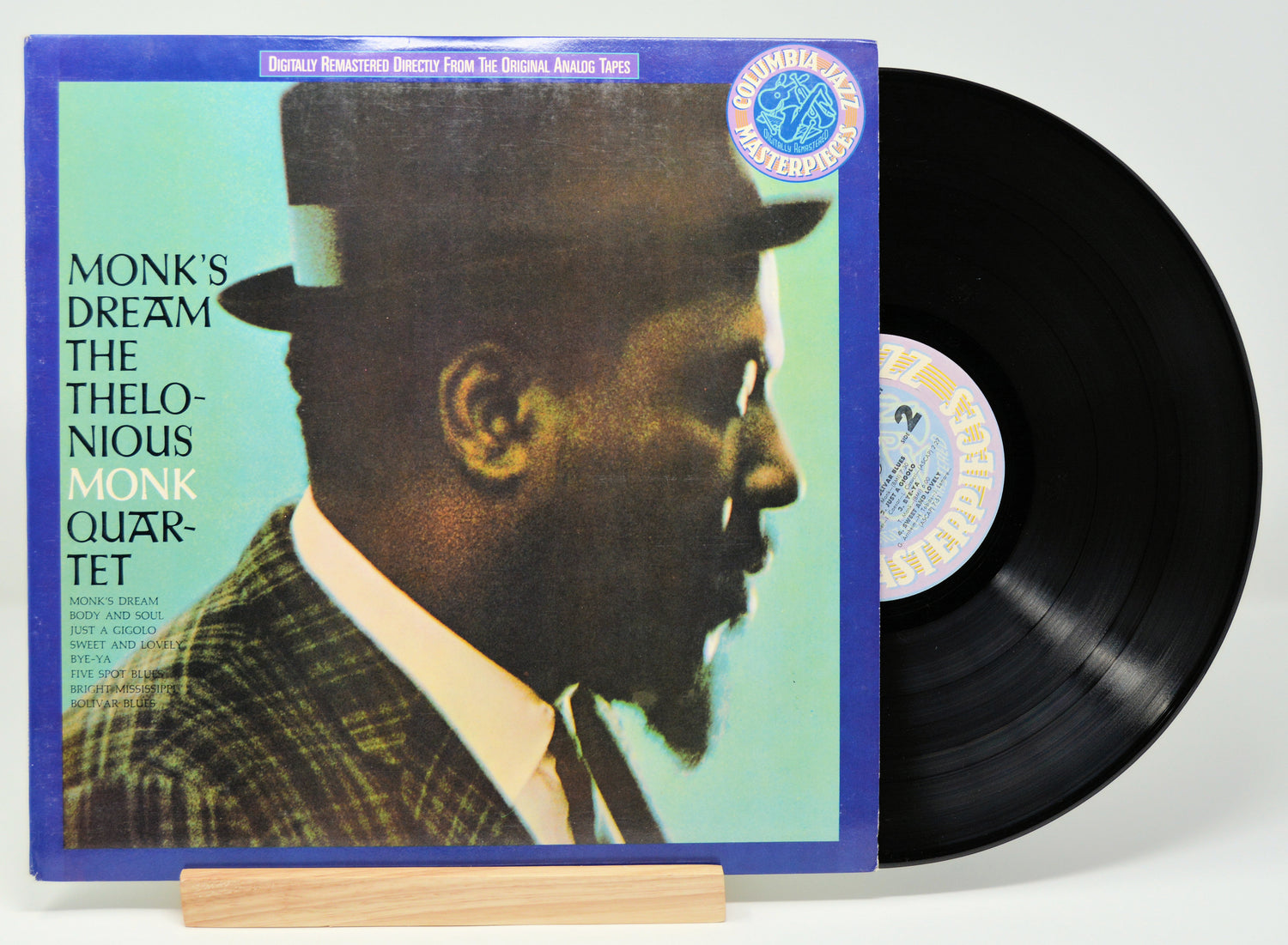 Vinyl Record by Thelonious Monk called Monk's Dream showing the vinyl and front cover.