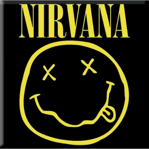 Nirvana - Smiley Face Magnet