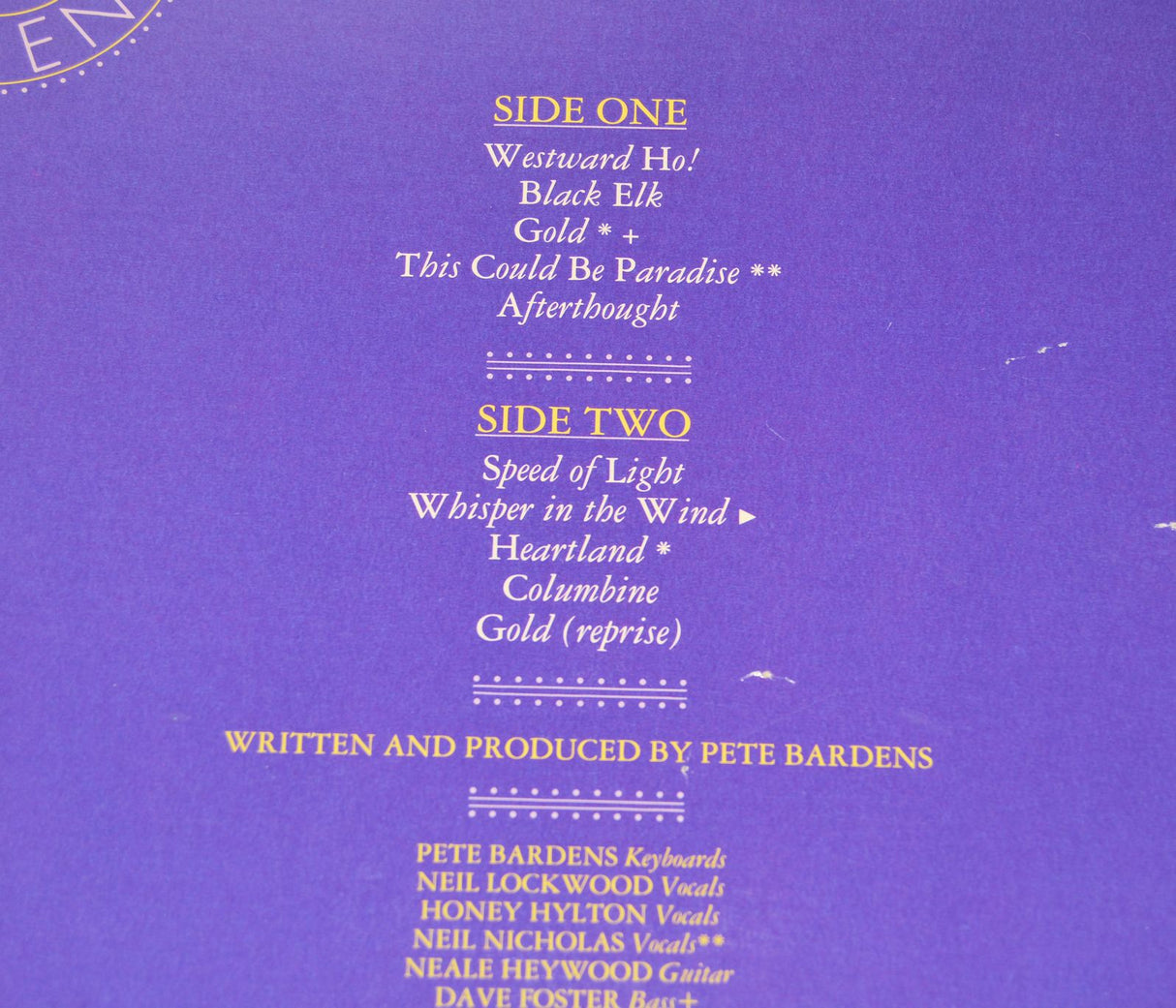 Bardens, Pete - Speed Of Light