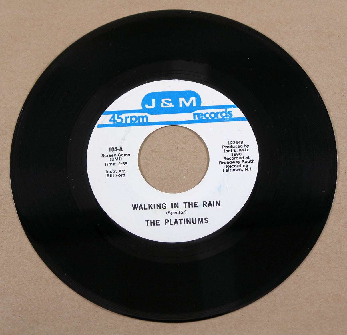Platinums, The - Walking In The Rain/Blanche