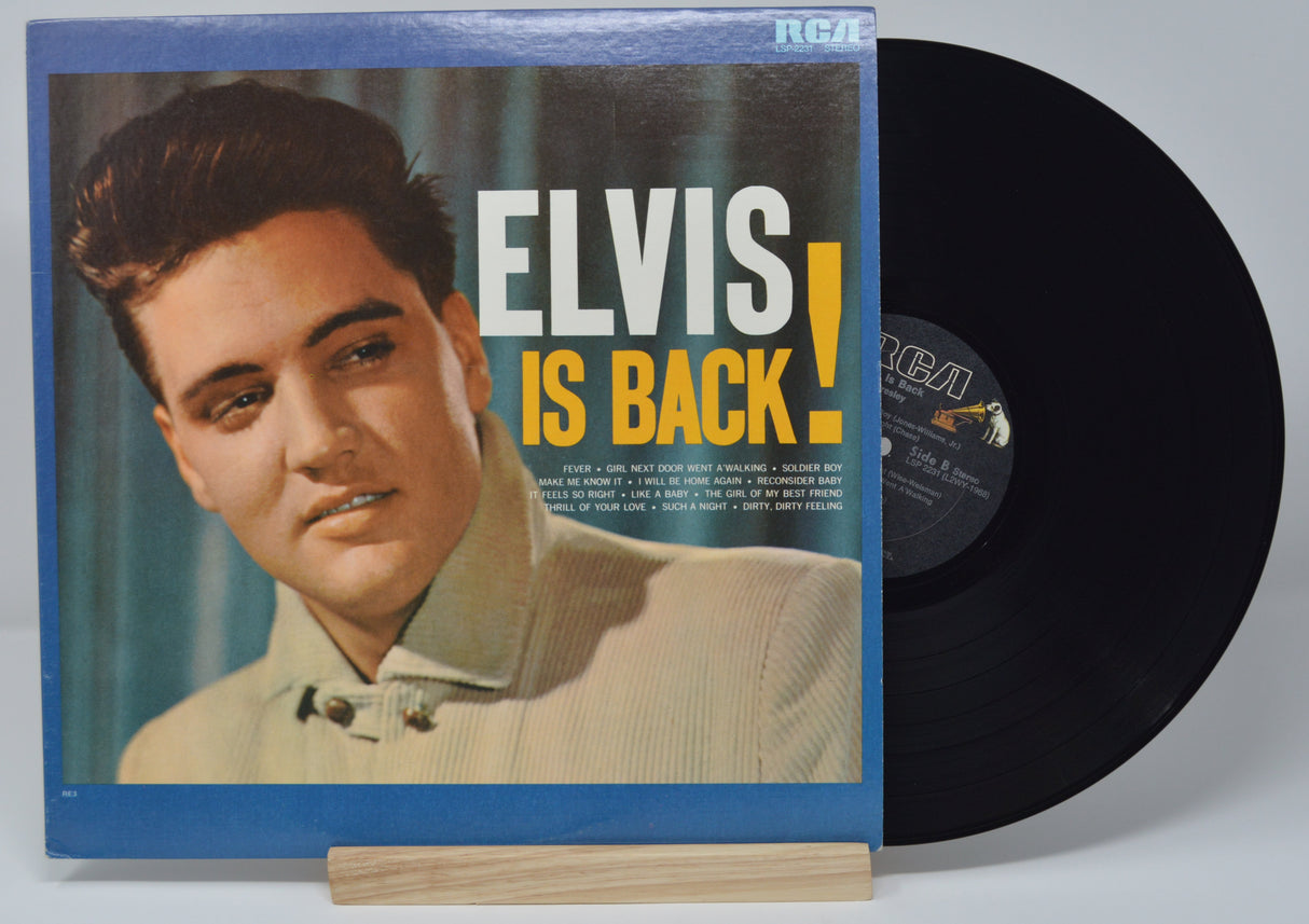 Elvis Presley Elvis Is Back!, Vinyl Record Album LP Joe