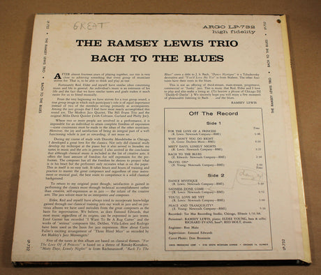 Lewis, Ramsey - Bach To The Blues