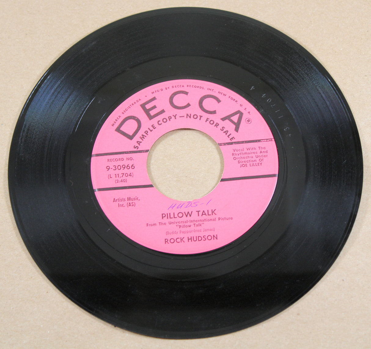 Hudson, Rock - Pillow Talk