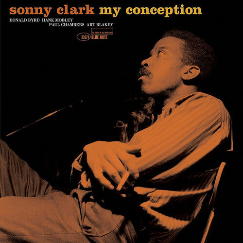 Album cover of 'My Conception' by Sonny Clark featuring a black and white photo of a man.