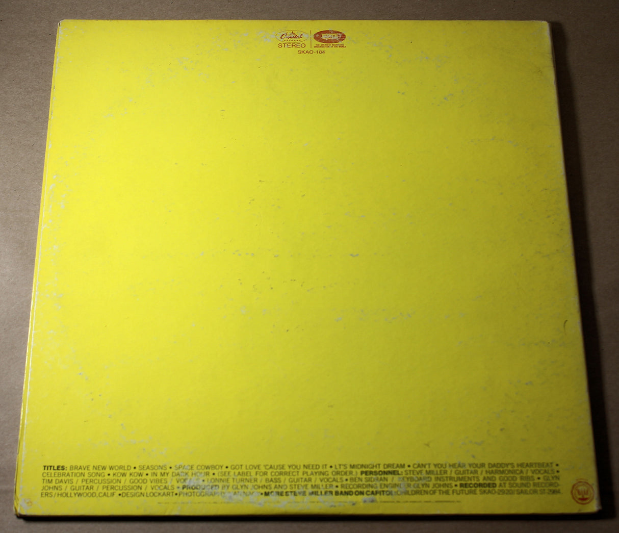 Miller, Steve - Brave New World