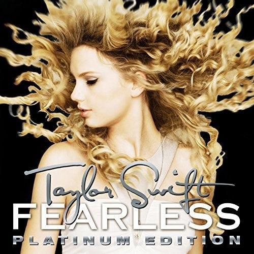 Limited vinyl LP pressing of Taylor Swift's album 'Fearless' with a gatefold sleeve. The cover features a photo of Taylor Swift with long blonde hair.