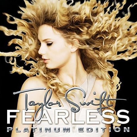 Limited vinyl LP pressing of Taylor Swift's album 'Fearless' with a gatefold sleeve. The cover features a photo of Taylor Swift with long blonde hair.