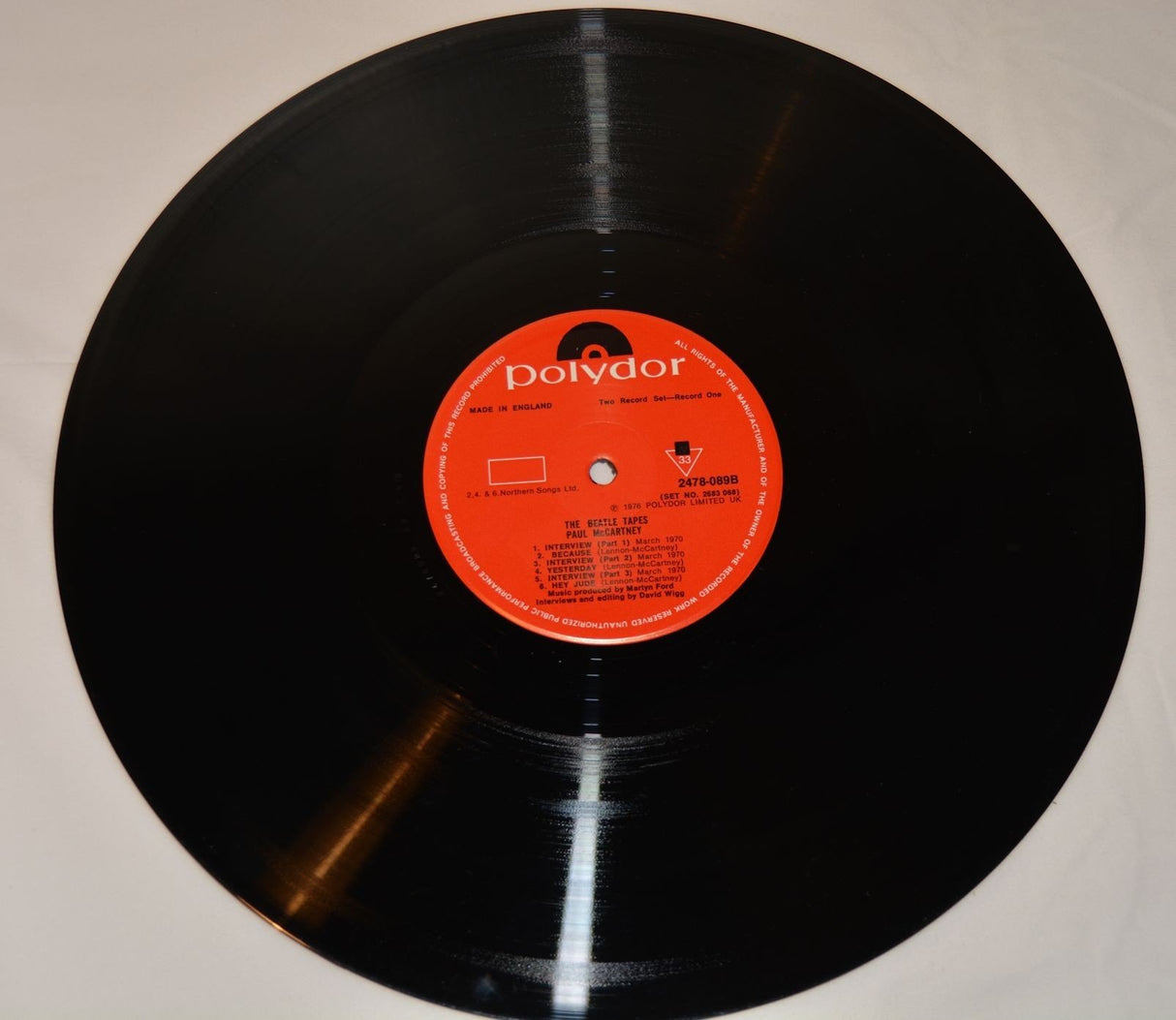 Beatles, The - Tapes, David Wigg Interviews