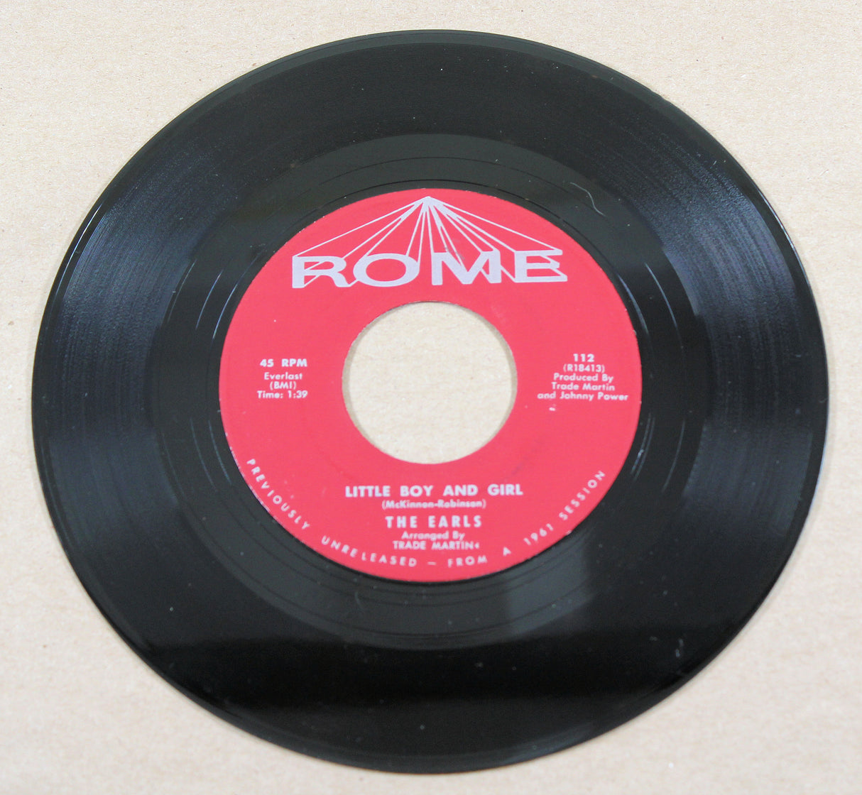 Earls, The - Little Boy And Girl/Lost Love