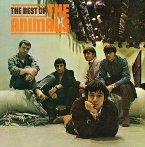 Album cover of 'The Best Of The Animals' featuring a group photograph of the band The Animals, in color.
