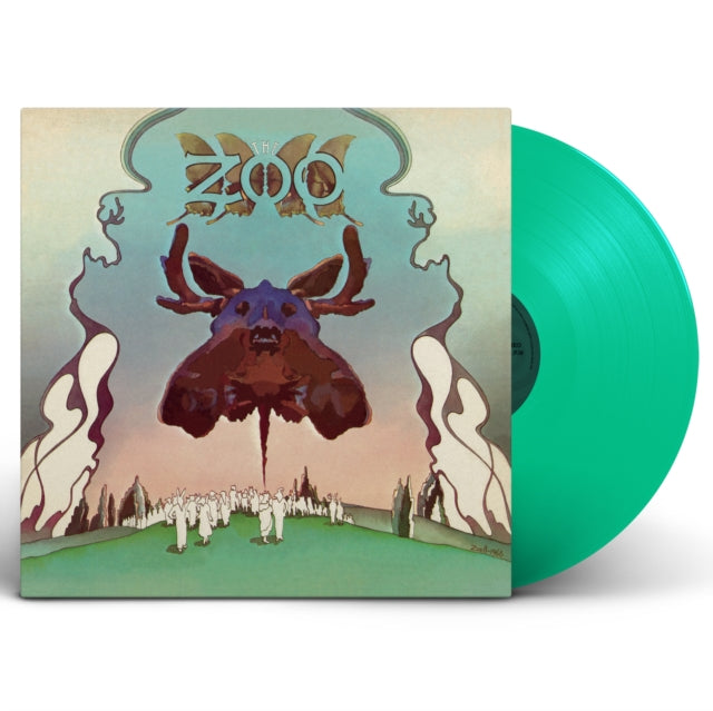 New vinyl record of The Zoo, Presents Chocolate Moose, with a colorful cover featuring an illustration of a moose.