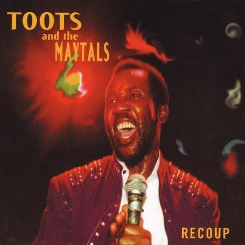 Album cover featuring a person holding a microphone with 'Toots and the Maytals' and 'Recoup' text.