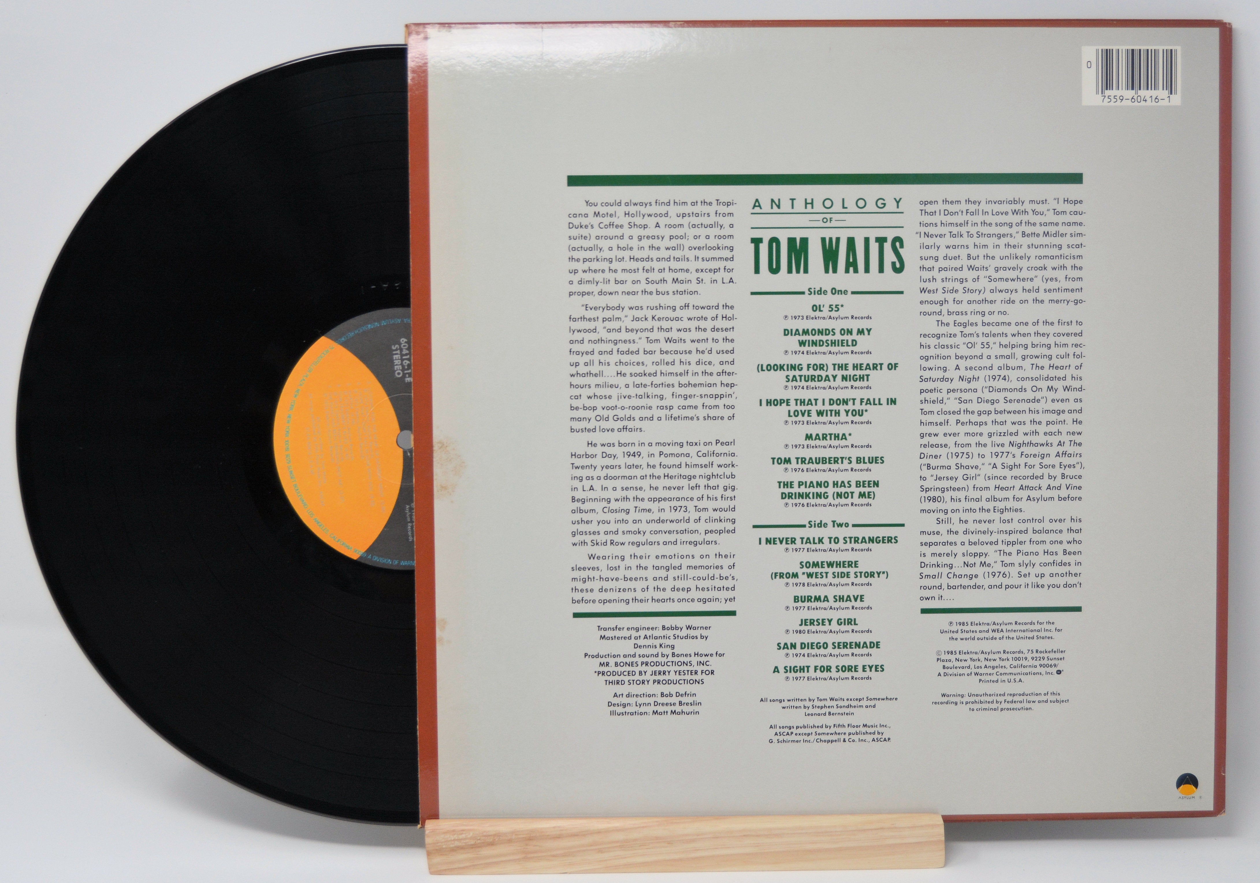 Tom Waits - Anthology Of, Vinyl Record Album LP – Joe's Albums