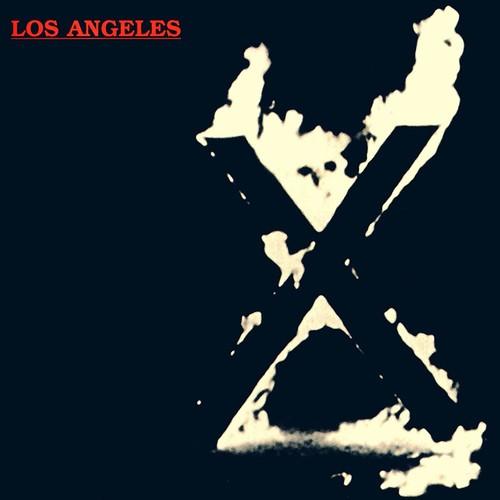 Album cover with 'X' design and 'Los Angeles' text on a dark background