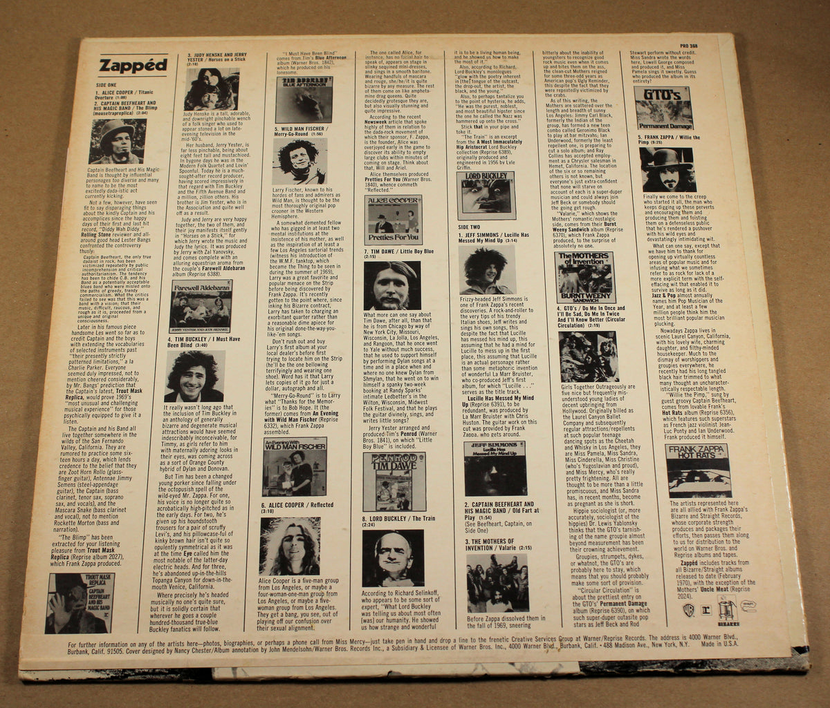 Zapped Soundtrack Various - Zapped, Vinyl Record Album LP, Used – Joe's Albums
