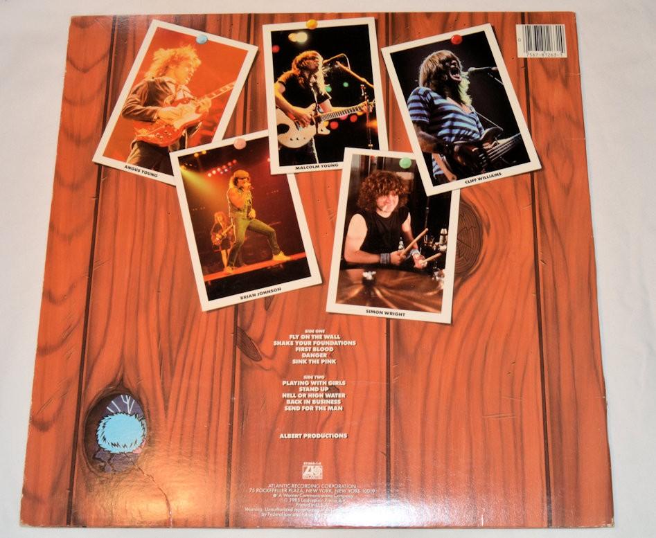 AC/DC - Fly On The Wall, Vinyl Record Album LP, Original Pressing