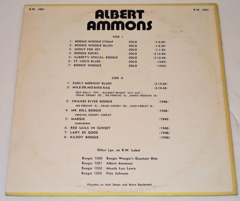 Ammons, Albert - Boogie Woogie