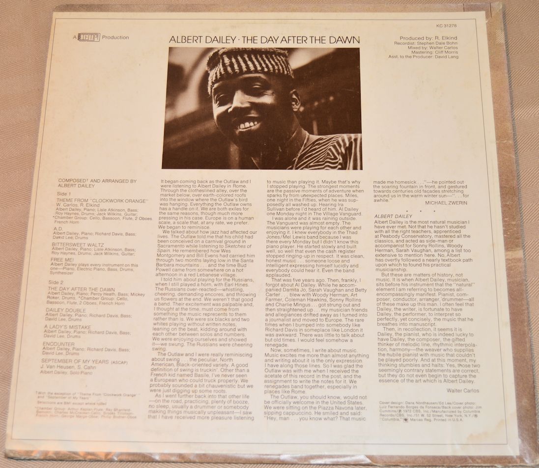 Dailey, Albert - Day After The Dawn