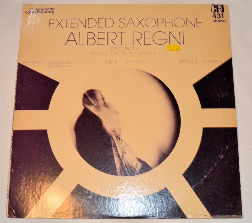 Regni, Albert - Extended Saxophone