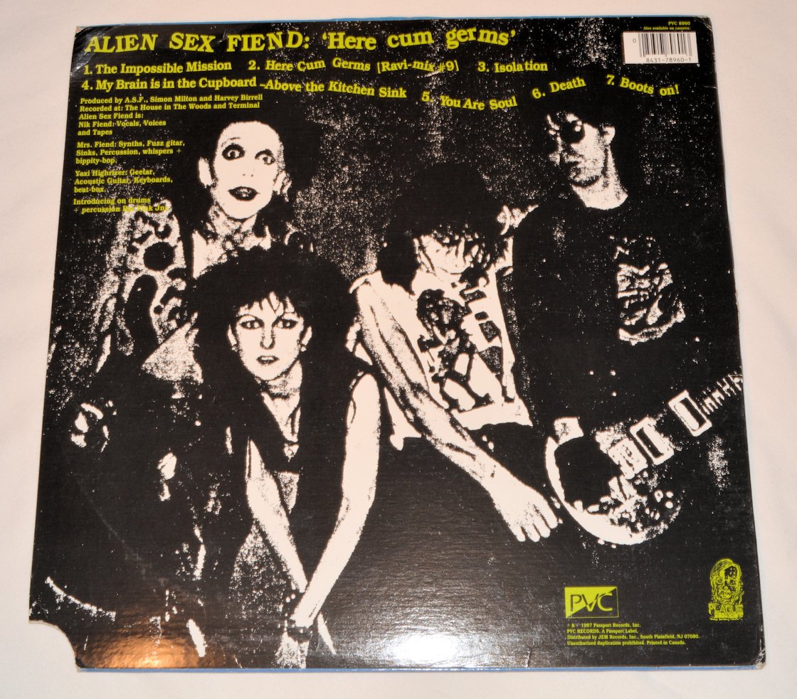 Alien Sex Fiend - Here Cum Germs