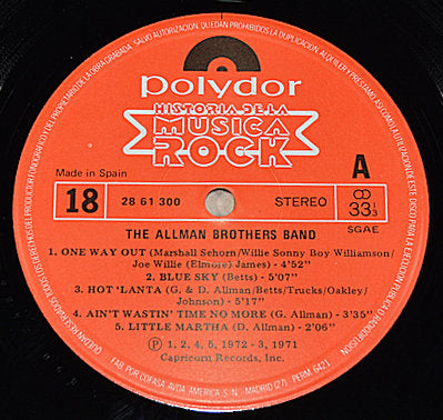 Allman Brothers - Historia De La Musica