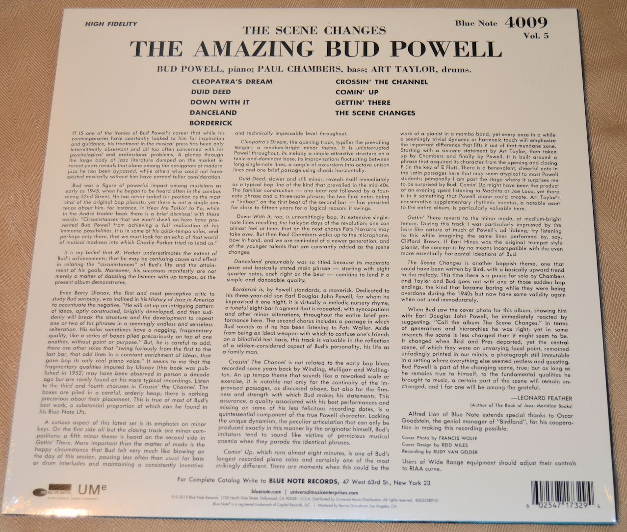 Powell, Bud - The Scene Changes