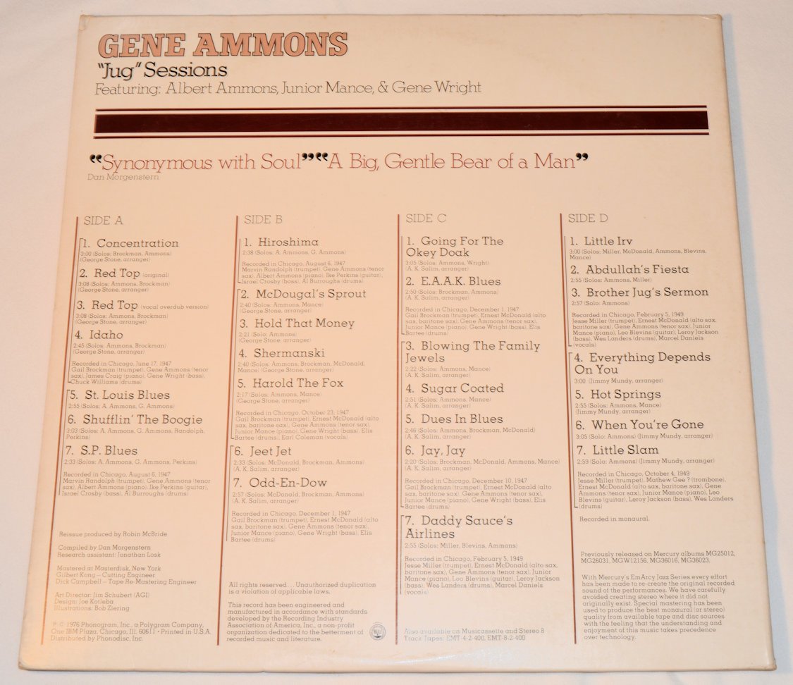 Ammons, Gene - Jug Sessions