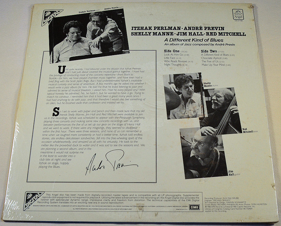 Previn, Andre - A Different Kind Of Blues