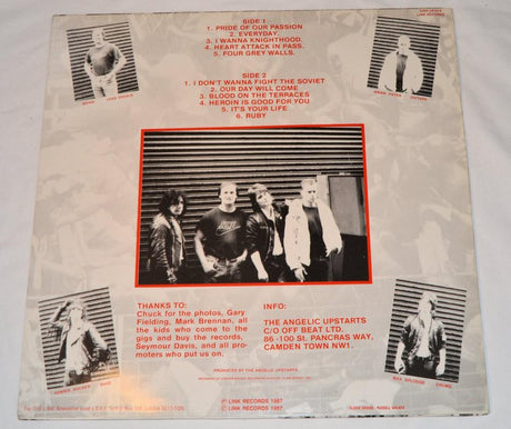 Angelic Upstarts - Blood On The Terraces