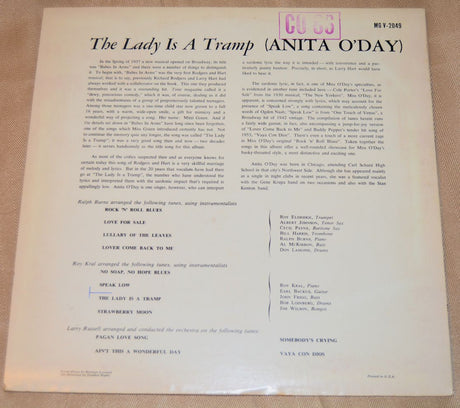 O'Day, Anita - The Lady Is A Tramp