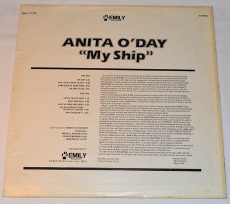 O'Day, Anito - My Ship