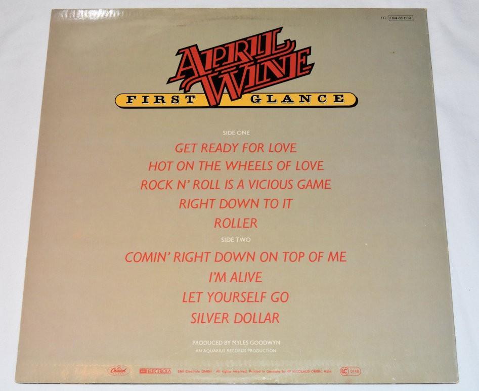 April Wine - First Glance