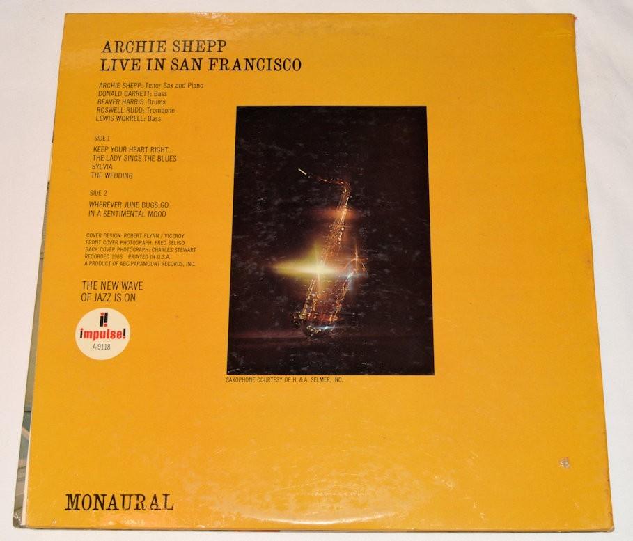 Shepp, Archie - Live San Francisco