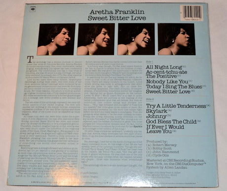 Franklin, Aretha - Sweet Bitter Love