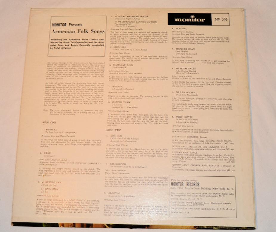 Miscellaneous - Armenian Folk Songs