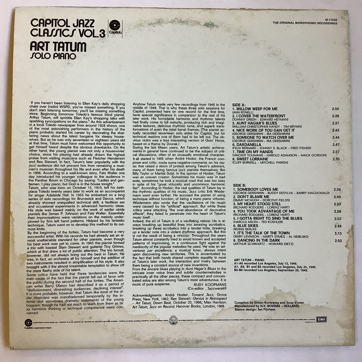 Tatum, Art - Capitol Jazz Vol 3