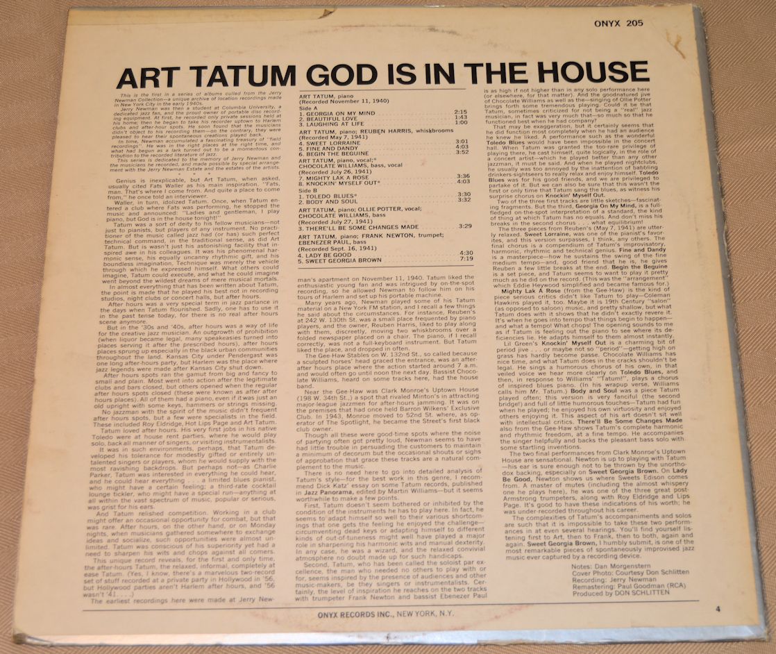 Tatum, Art - God Is In The House