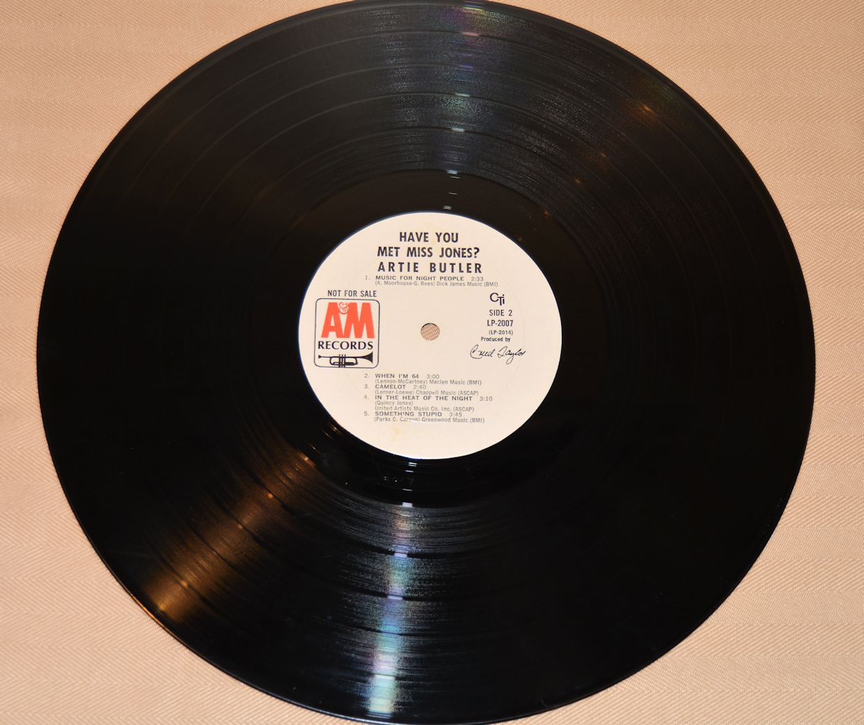 Butler, Artie - Have You Met Miss Jones