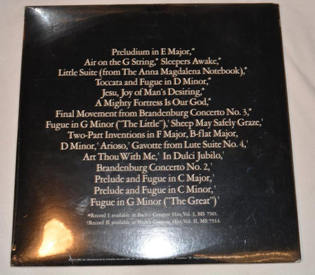 Bach - Greatest Hits Album