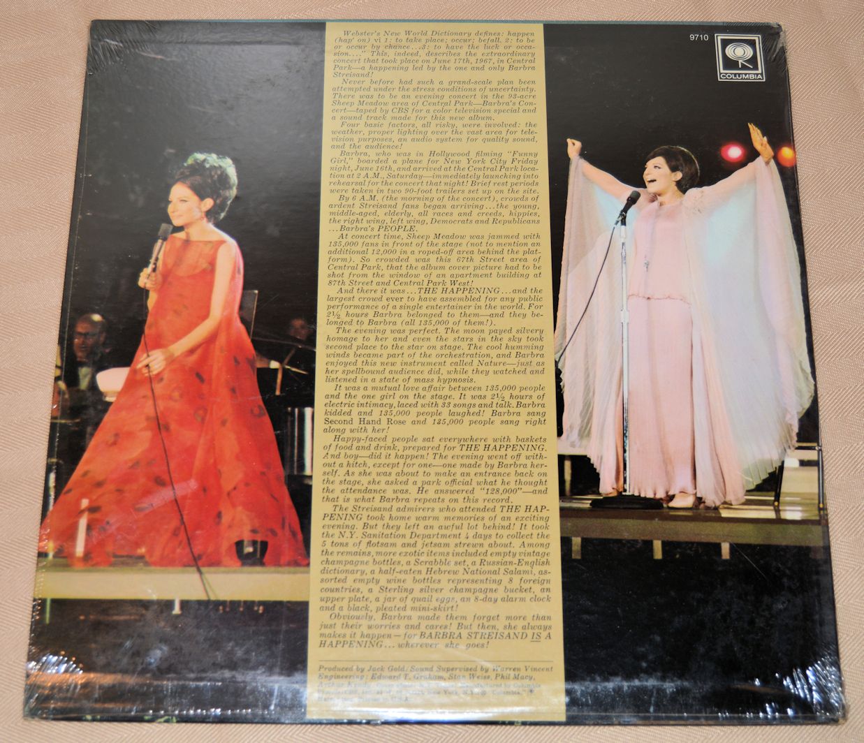 Streisand, Barbra - A Happening In Central Park