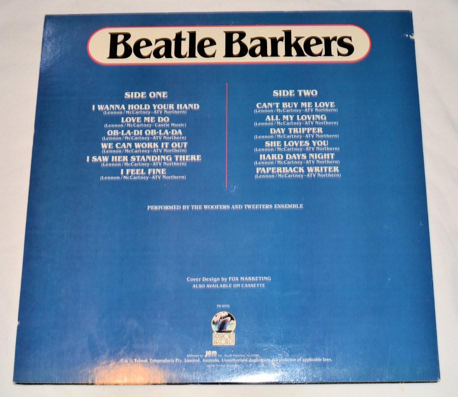 Beatle Barkers - Woofers & Tweeters