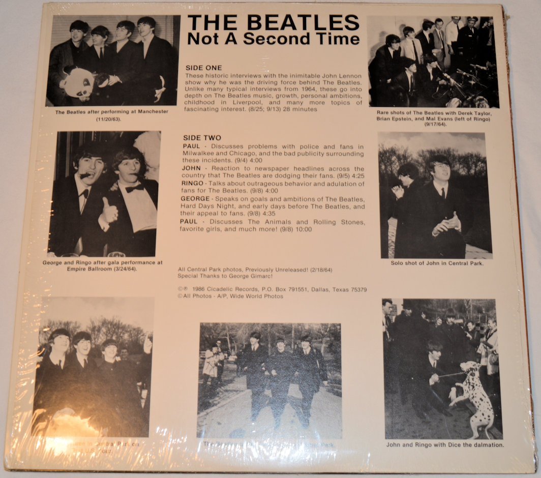 Beatles, The - Not A Second Time