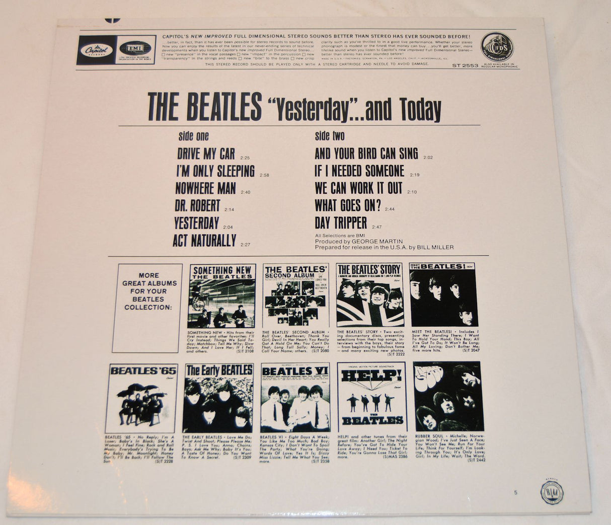 Beatles, The - Yesterday And Today