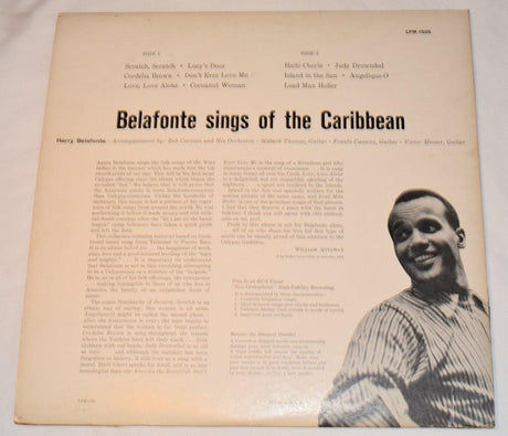 Belafonte, Harry - Sings of the Caribbean