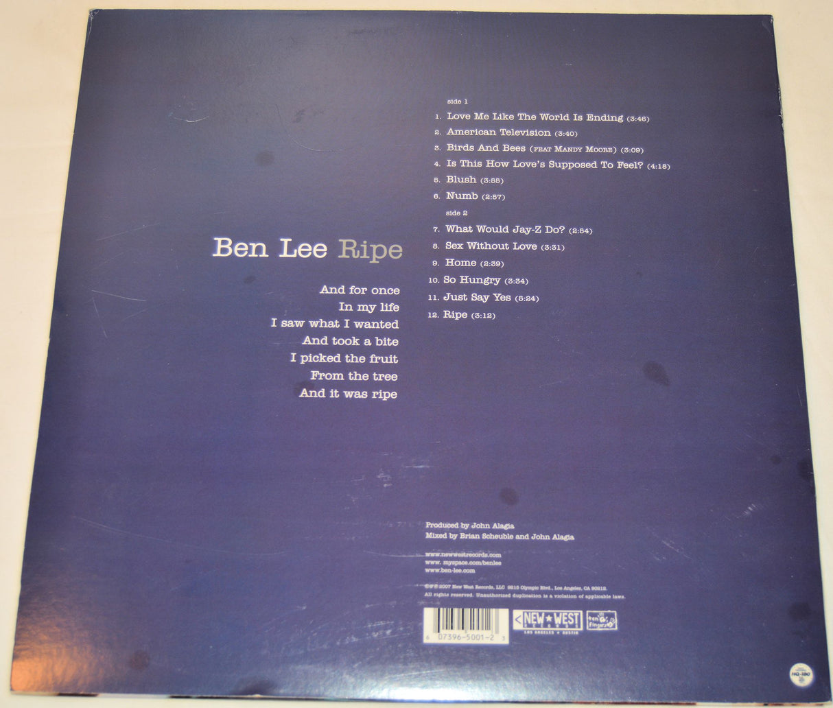 Lee, Ben - Ripe