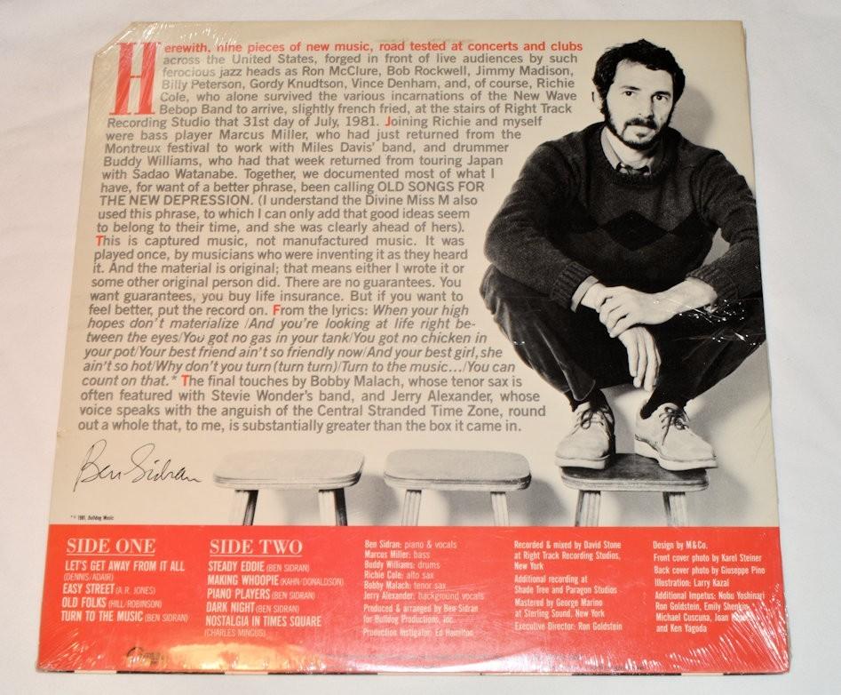 Sidran, Ben - Old Songs For New Depression